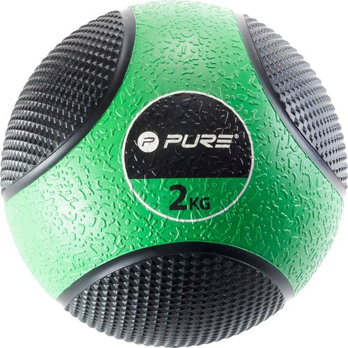 Pure2improve Medicine Ball 2kg Grün 2 kg