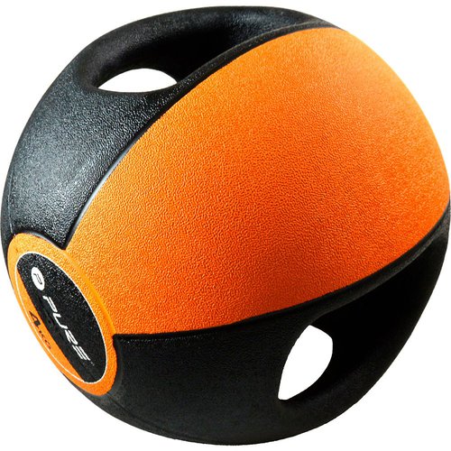 Pure2improve Medicine Ball With Handles 4kg Orange 4 kg