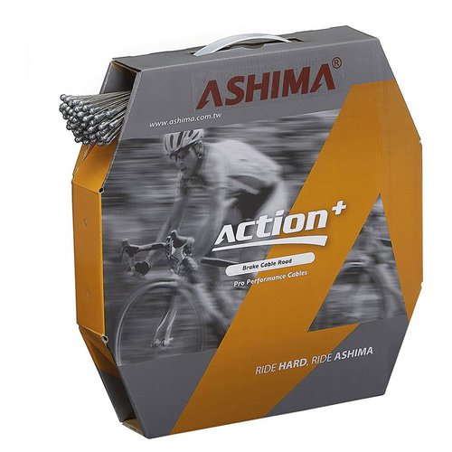 Ashima Shimano Action Brake Cable 100 Units Durchsichtig 1.5 x 1700 mm