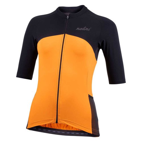 Nalini New Sun Block Short Sleeve Jersey Orange XS Frau