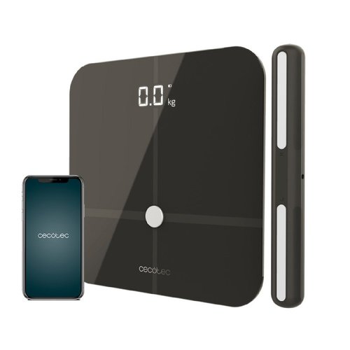 Cecotec Bathroom Scale Surface Precision 10600 Smart Healthy Pro Dark Grey Grau