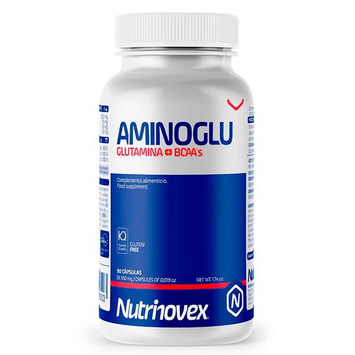 Nutrinovex Aminoglu Kappen Neutraler Geschmack 90 Einheiten