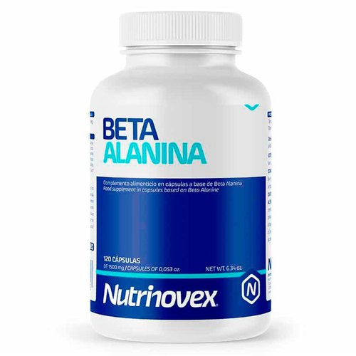 Nutrinovex Beta Alanina Kappen Neutraler Geschmack 120 Einheiten