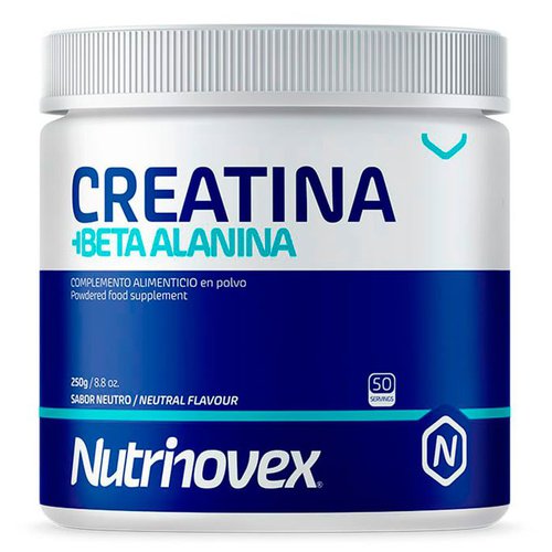 Nutrinovex Creatina  Beta Alanina 250g Neutral Flavour Powder Weiß