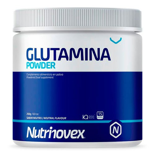 Nutrinovex Glutamina 250g Pulver Neutraler Geschmack