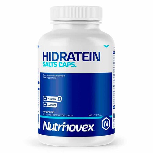 Nutrinovex Hidratein Cpsulas Neutral Flavour Electrolyte 120 Capsules Weiß