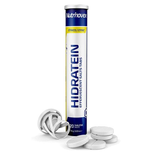 Nutrinovex Hidratein Effervescent Salts 20 Tabletas Citric Electrolyte 8 Units Weiß