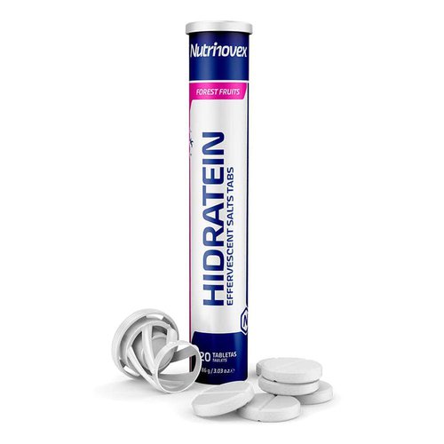 Nutrinovex Hidratein Effervescent Salts 20 Tabletas Forest Fruit Electrolyte 8 Units Weiß