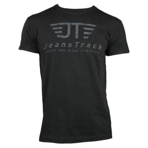 Jeanstrack Basic Short Sleeve T-shirt Schwarz S Mann