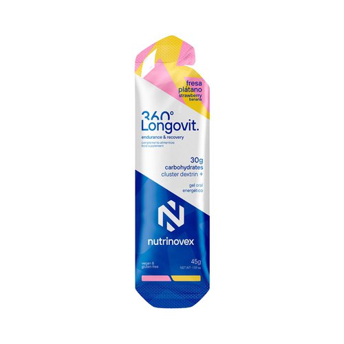 Nutrinovex Gel Longovit 360 Geschmack Erdbeere Banane