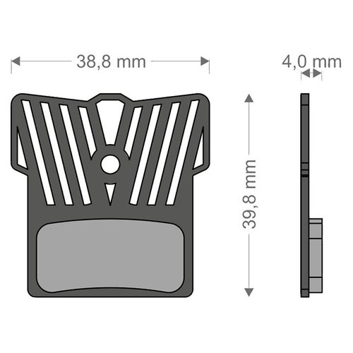 Brenta Ciclo Light Tech Xtrk-forcemcx1 Shimanofsarever Scheibenbremsbeläge