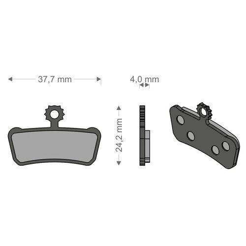 Brenta Ciclo Xo-elixir Trailrscrt Avidsram Sinterbremsbeläge