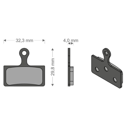 Brenta Ciclo Xtrk-forcemcx1 Shimanofsarever Sinterbremsbeläge