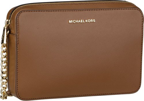 Michael Kors Jet Set Large EW Crossbody  in Braun (1 Liter), Umhängetasche