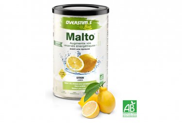 Overstims organic malto zitrone 450g