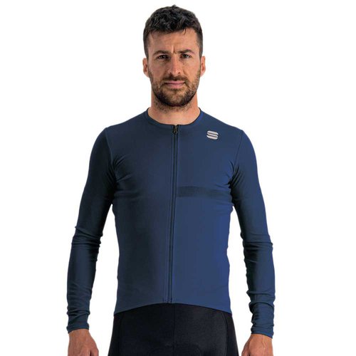 Sportful Matchy Long Sleeve Jersey Blau M Mann