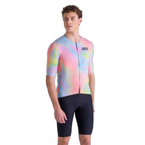 Santini Bianchi Milano Pop 2025 Kurzarm-radtrikot
