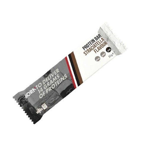 Born Proteinriegelbox Stracciatella 50gr 15 Einheiten