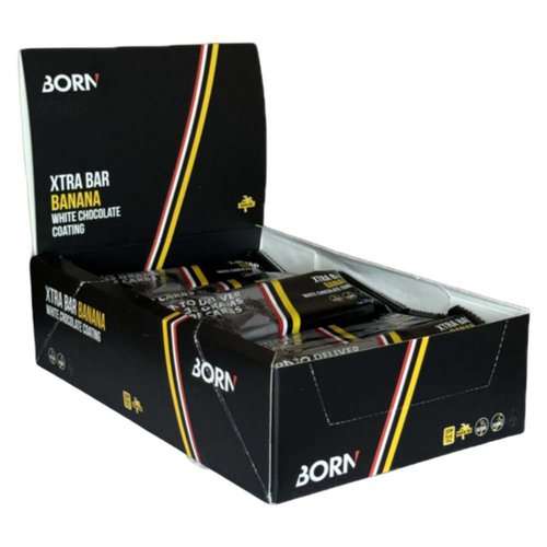 Born Xtra Energie-riegel-box Banane Und Weiße Schokolade 50g 15 Einheiten