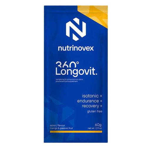 Nutrinovex Longovit 360 Und Einzeldosis-box Passionsfrucht Mango 60g 12 Einheiten