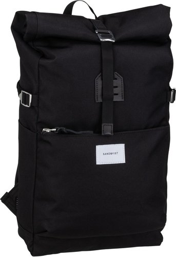 Sandqvist Rucksack / Daypack Ilon Rolltop Backpack Black (11.5 Liter)