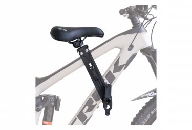 Kids Ride Shotgun vorne montierter kinderfahrradsitz schwarz