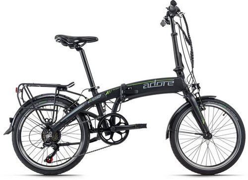 Adore E-Bike Cologne, 6 Gang Shimano Tourney Schaltwerk, Kettenschaltung, Heckmotor, 360 Wh Akku