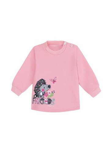 Trigema Sweatshirt Kinder Sweatshirt mit niedlichem Igel-Motiv