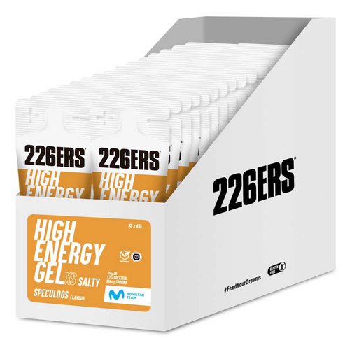 226ers High Energy Salty Schachtel Mit Energiegelen Spekulatius 45g 32 Einheiten