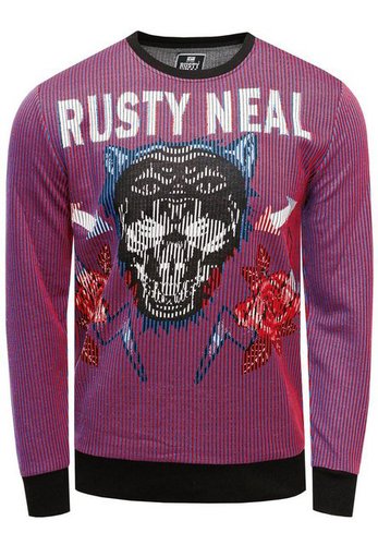 Rusty Neal Sweatshirt Sweater mit außergewöhnlichem Print