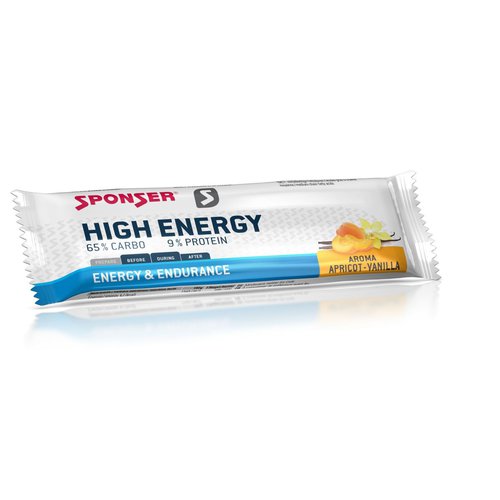 Sponser High Energy Riegel Aprikose-Vanille