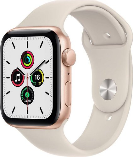 Apple Watch SE GPS, 44 mm Smartwatch (4,52 cm/1,78 Zoll, Watch OS 7)