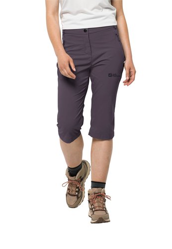 Jack Wolfskin Activate Light 3|4 Pants Softshellhose Damen 34 dark grape Dark Grape