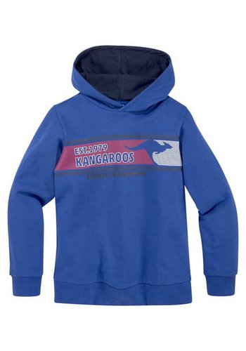 Kangaroos Kapuzensweatshirt mit modischem Logo-Druck