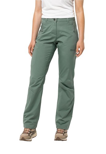 Jack Wolfskin Active Track Pants Women Softshell-Wanderhose Damen 34 picnic green picnic green