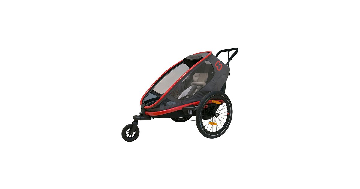 Hamax Fahrradanhänger OUTBACK ONE Einsitzer (incl. bicycle arm ...