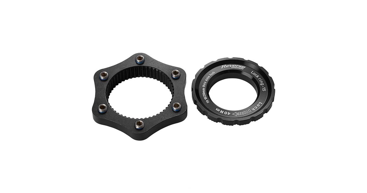 Reverse Components Centerlock Adapter Schwarz