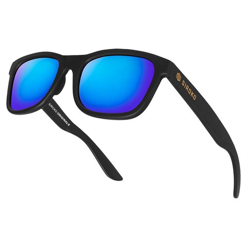 Siroko K3s Photochromic Hyde Park Polarized Sunglasses Schwarz Blue Mirror