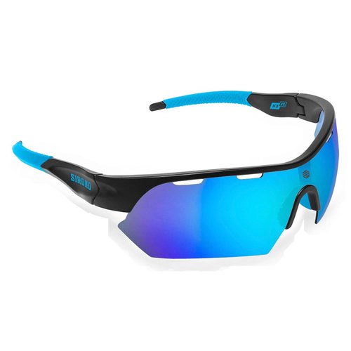 Siroko K3xs Atlantic Sunglasses Schwarz Blue Mirror
