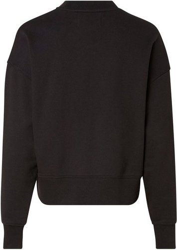 Calvin Klein Jeans Sweatshirt SHRUNKEN INSTITUTIONAL CREW NECK mit Calvin Klein Logo-Schriftzug auf der Brust