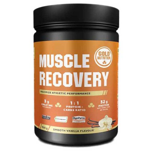 Gold Nutrition 900g Vanilla Muscle Recovery Weiß