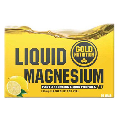 Gold Nutrition Vial 250mg Liquid Magnesium Gelb