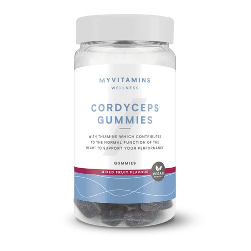 Myvitamins Vitalpilz-Fruchtgummis - 60Gummibärchen - Cordyceps (Perform) - Mixed Fruit