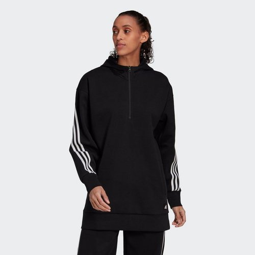 Adidas Kapuzensweatshirt FUTURE ICONS 3-STREIFEN LONG HOODIE