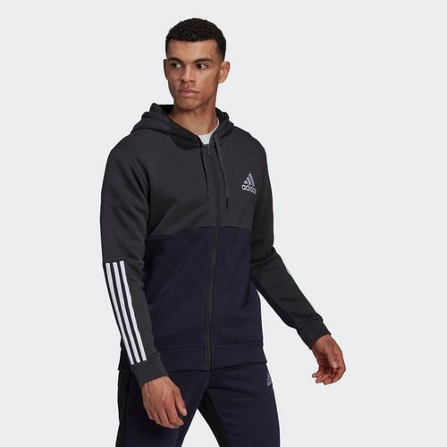 Adidas Kapuzensweatshirt ESSENTIALS COLORBLOCK FLEECE KAPUZENJACKE