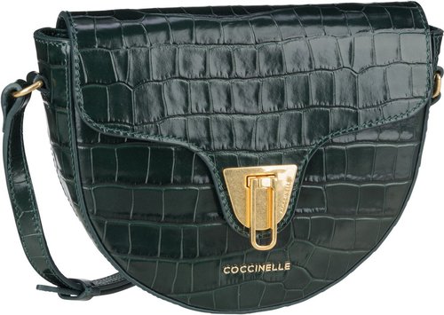 Coccinelle Satteltasche Beat Croco 1503 Mallard Green (1.8 Liter)