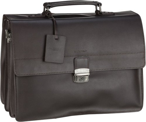 Burkely Vintage Dean Briefcase 6379  in Braun (14.6 Liter), Aktentasche