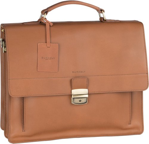 Burkely Vintage Scott Briefcase 6378  in Cognac (16.5 Liter), Aktentasche