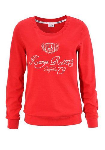 Kangaroos Sweater mit trendigem Logo-Druck im neuen Collage-Stil