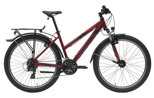 Hercules Spyder 21 - 26 Zoll 21K Trapez - dark red shiny - 2024